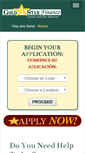 Mobile Screenshot of goldstarfinancetexas.com